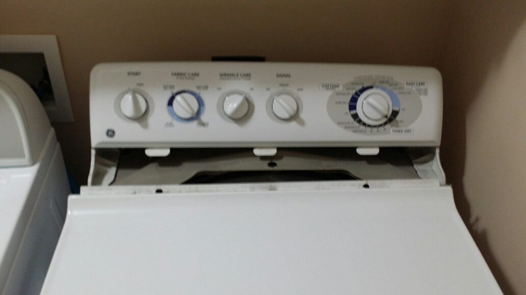 GE Electric Dryer Front Top Removal - Click to Zoom GE Electric Dryer Front Top Removal