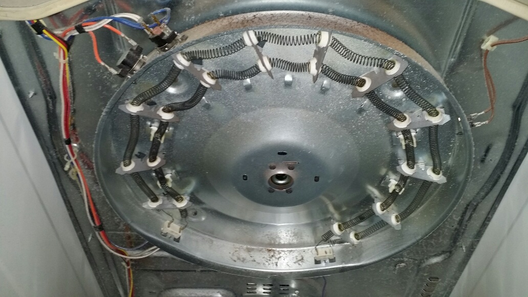 GE Electric Dryer Heater Housing - Click to Zoom GE Electric Dryer Heater Housing