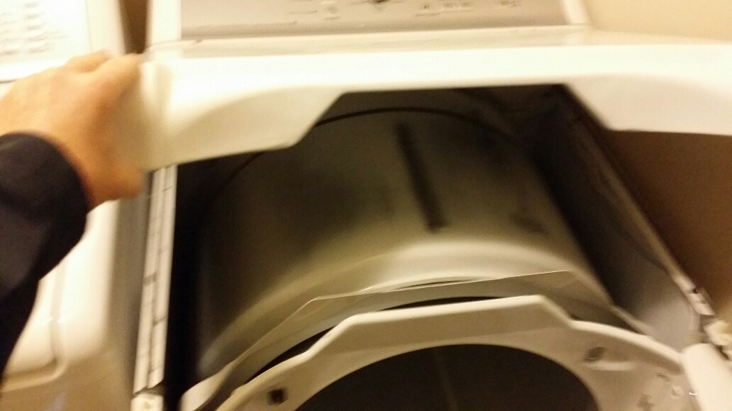 Kenmore Oasis Dryer Top Removal - 2 - Click to Zoom Kenmore Oasis Dryer Top Removal - 2