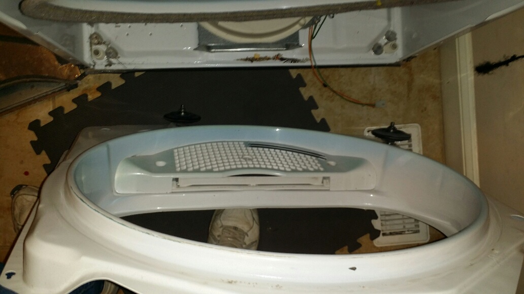 Kenmore Oasis Dryer Front Drum Support Removal - Click to Zoom Kenmore Oasis Dryer Front Drum Support Removal