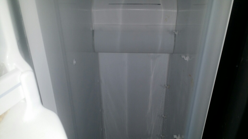 Completed defrost repair with clean back-wall. - Click to Zoom Completed defrost repair with clean back-wall.